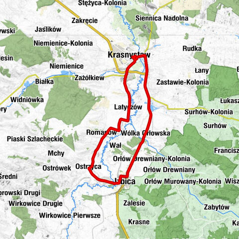Krasnystaw - Kaplica w Dworzyskach - Kościół św. Józefa - Kościół pw. Świętego Franciszka Ksawerego