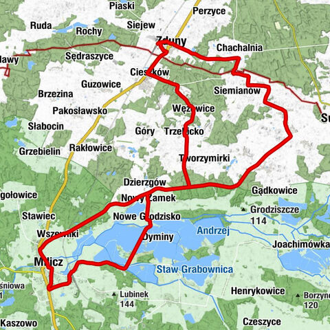 Zduny - Cieszków - Milicz