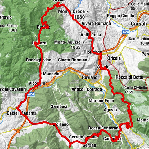Castel Madama - Chiesa di S. Sepolcro - S.S. Annunziata di Riofreddo - Chiesa di Sant'Anatolia