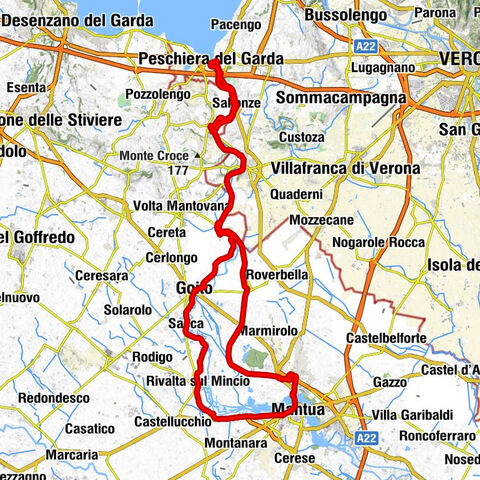 Sant’Antonio Mantovano - Mantova - Valeggio sul Mincio - Piedigrotta