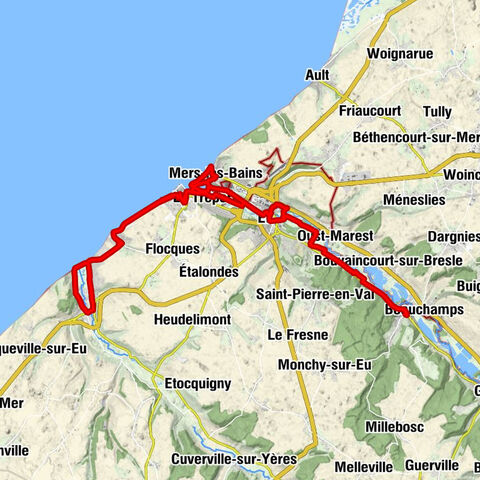 Église Saint-Lubin - Église Saint-Jacques du Tréport - Église Saint-Aubin - Incheville