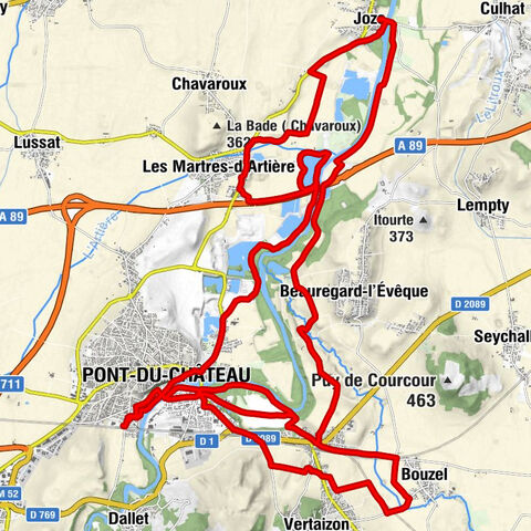 Pont-du-Château - Margnat - Restaurant du Pont - Église Sainte-Martine