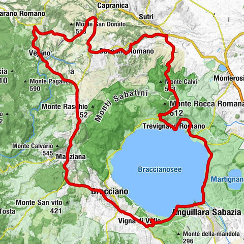 Capranica - Sutri - Al Capifuoco - Santa Maria Assunta di Vejano - Santa Maria Assunta