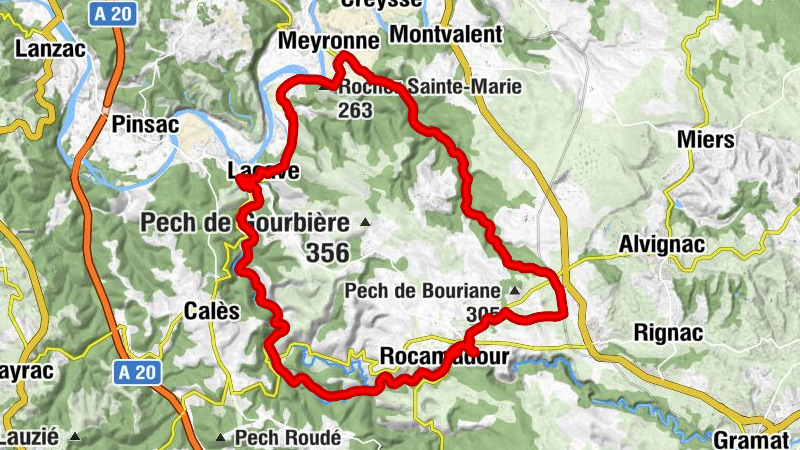 La Gare - Église de l'Hospitalet - Rocher Sainte-Marie - Rocamadour - Padirac