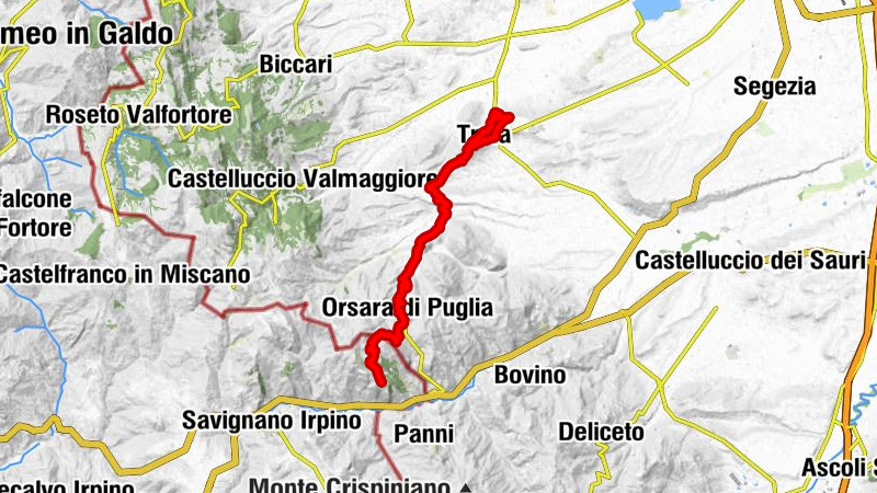 Montaguto - Orsara di Puglia - Troia