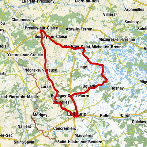 Le Blanc - Église Saint-Pierre - Église Saint-Martin - Église Saint-Étienne