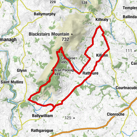 St. Patrick's Well - White Mountain - Carrigroe - Grange Upper
