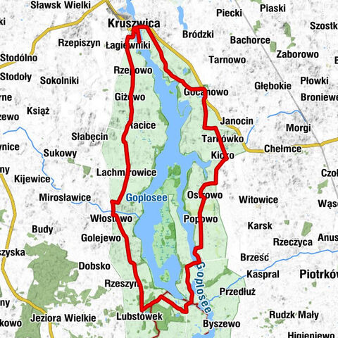Ostrowo - Kicko - Kruszwica - Kaplica cmentarna