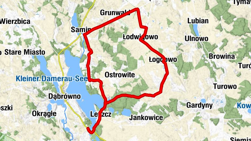 Kalbornia - Leszcz - Kościół pw. Trójcy Świętej - Osiekowo