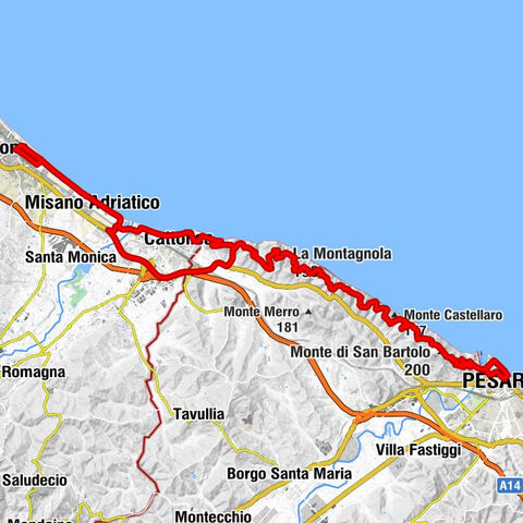 Riccione - La Montagnola - Monte di San Bartolo