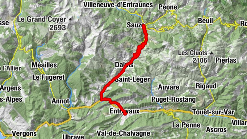 Entrevaux - Snackbar Bar du Brec - Le Brec