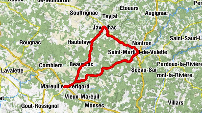 Mareuil en Périgord - Beaussac - Église Saint-Étienne - Javerlhac