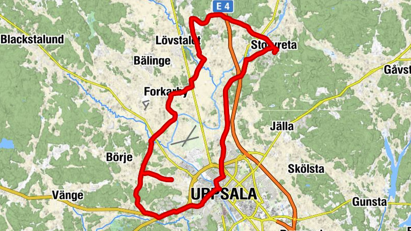 Storvreta - Restaurang Vreten - Ärentuna kyrka - Uppsala moské