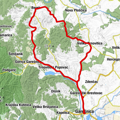 Garešnica - Sajmište - Potkućnice - Veliki Pašijan