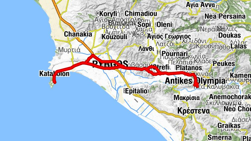 Κατάκολο - Taverna Jimmy's - Αγία Φιλοθέη - Πύργος