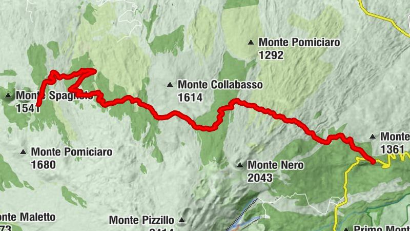 Rifugio Ragabo - Rifugio Brunek - Caserma Pitarrone - Passo dei Dammusi