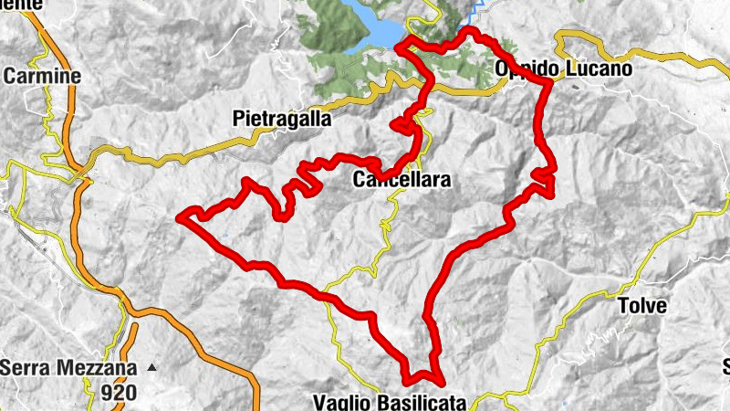 Acerenza - Cancellara - Oppido Lucano