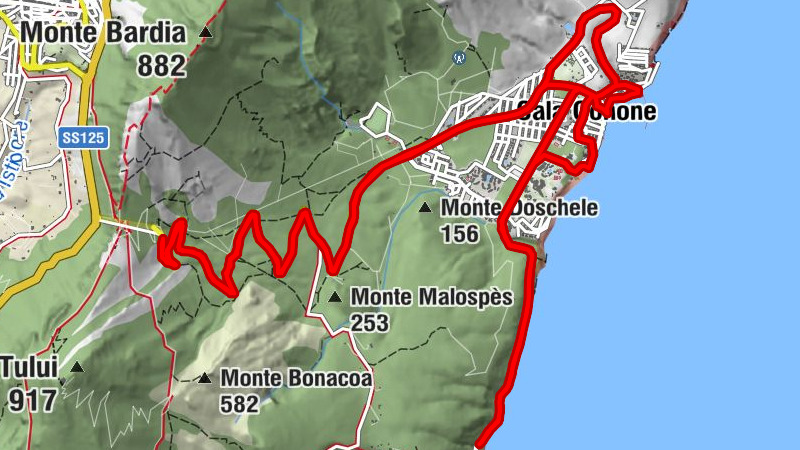 Durgali/Dorgali - Cala Gonone - Chiesa di Nostra Signora di Bonaria - La Poltrona