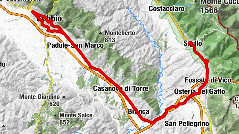 Sigillo - Il Conte Vico pizz. rist. - Chiesa di San Giovanni Battista - Villa Anita pizz. rist. bar