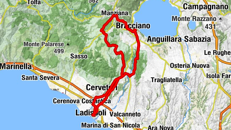 Ladispoli - Cerveteri - Chiesa di San Lorenzo - Santa Maria Novella - Monte Muracciolo