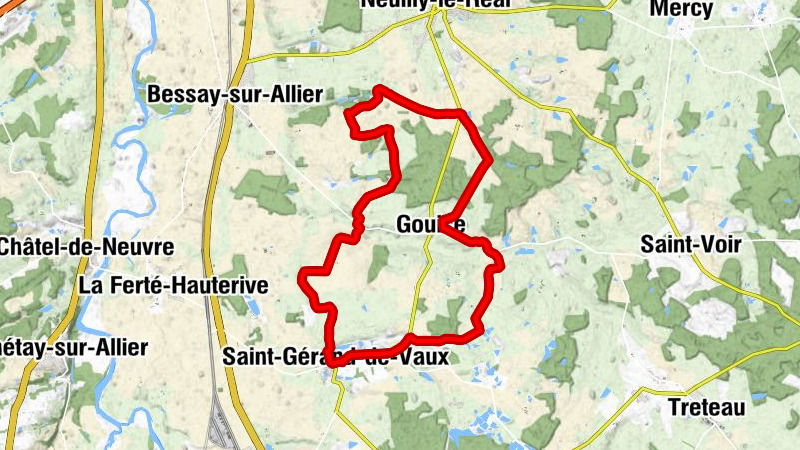 Saint-Gérand-de-Vaux - Le cheval blanc - Les Naconnes - Les Roux