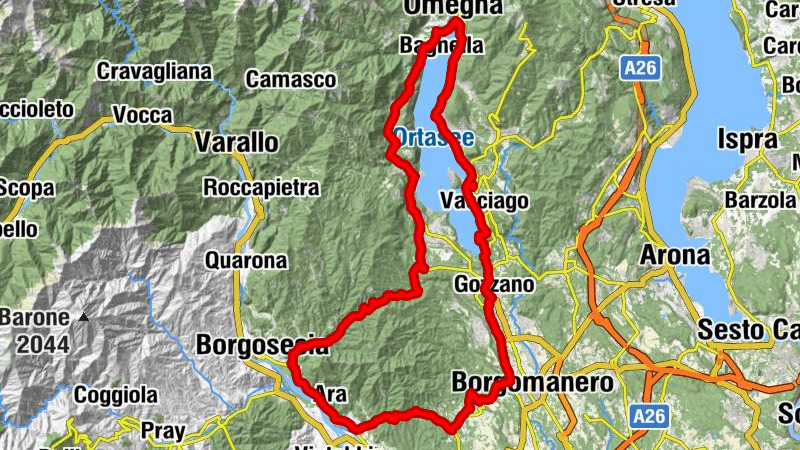 Orta-Miasino - Parrocchiale dei Santi Audenzio e Caterina - Santuario del Santissimo Crocifisso di Boca - Legro