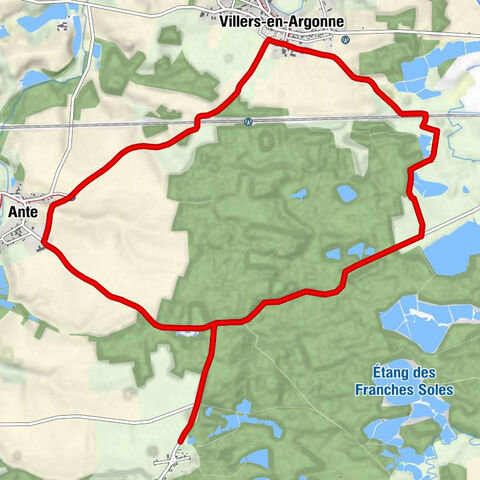 Sivry-Ante - Les Petits Étangs - Villers-en-Argonne - Ante