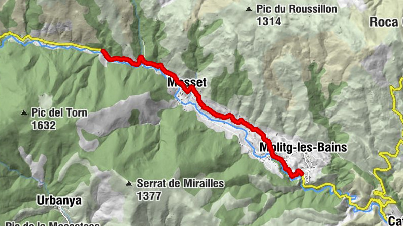 Les Bains de Molitg - Campôme - Bistrot de la Castellane - Église Saint-Julien et Sainte-Basilisse