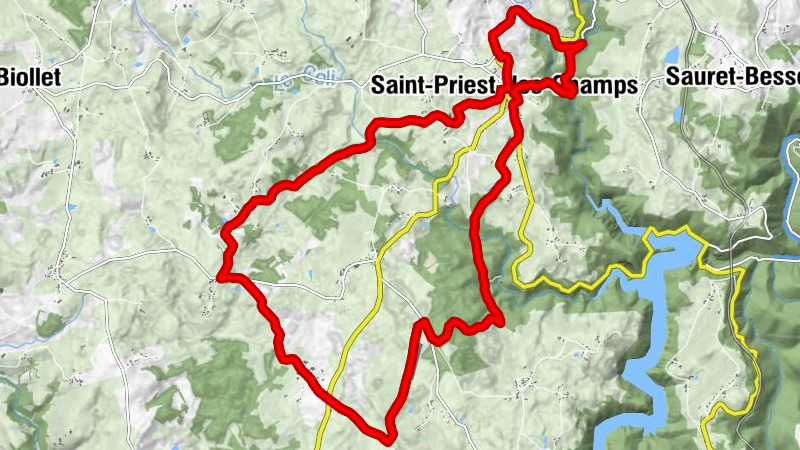 Saint-Priest-des-Champs - Le Bladeix - Église Saint-Jean-Baptiste - Grandsaigne