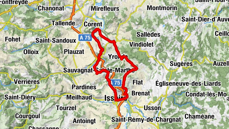 Restaurant de la Place - Église Saint-Babylas - Église Saint-Jean-Baptiste - Abbatiale Saint-Austremoine