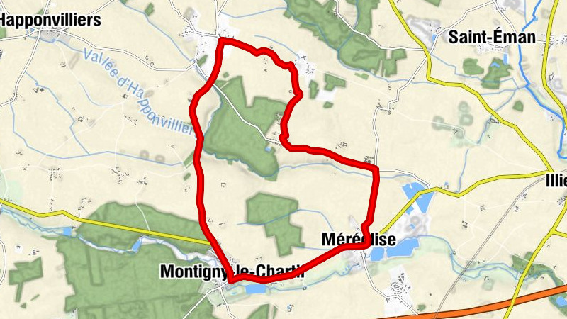 Le Petit Grand Bois - Méréglise - Le Moulin Ronce - Montigny-le-Chartif