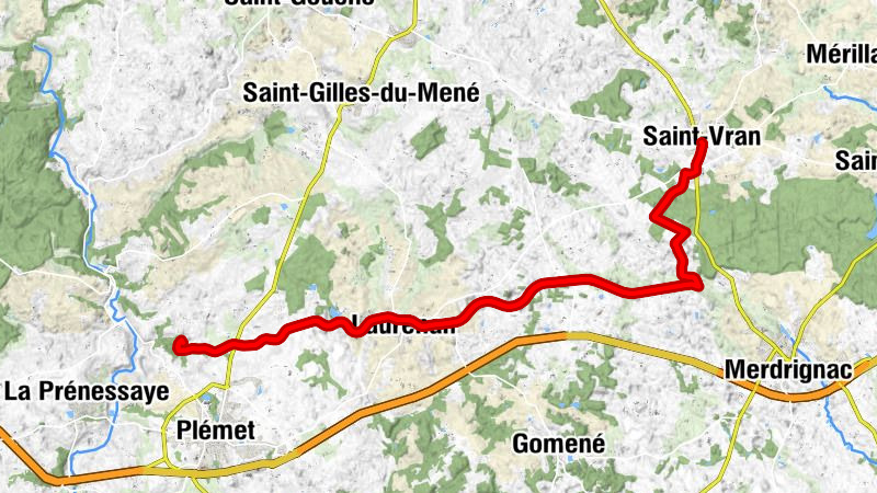 Auberge de la Lande du Mené - Saint-Vran - Église Saint-Véran - La Martinais