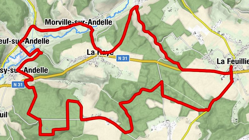 La Feuillie - Le Fresnay - Croisy-sur-Andelle - Église Saint-Ouen