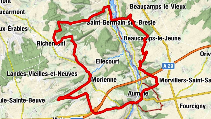 La Couture - Église Saint-Lucien - Mont Blanc - Aumale