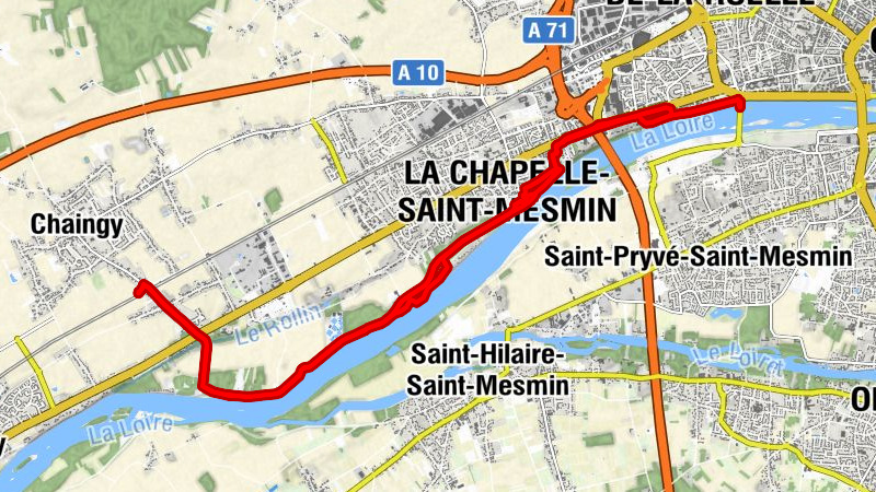 Chaingy-Fourneaux-Plage - La Chapelle-Saint-Mesmin - Église Saint-Mesmin - Orléans