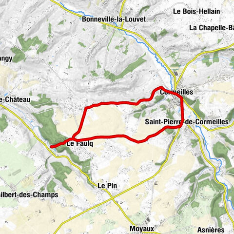 Le Brévedent - Le Faulq - La Chaule - Le Canton