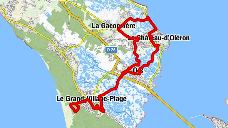 Le Château-d'Oléron - Ors - La Chevalerie - Petit-Village