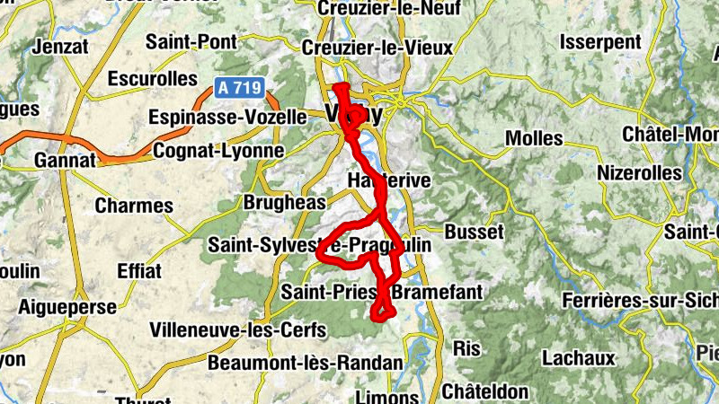 Vichy - Église Saint-Louis - Église Saint-Sylvestre - Aire d'activité physique