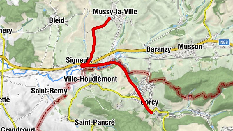 Mussy-la-Ville - Signeulx - Joli Fourneau - Gorcy