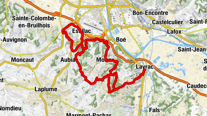 Layrac - Le Verger - Église Saint-Jean-Baptiste - La Fourche