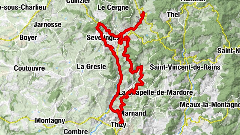 La Ville - Église de l'Immaculée-Conception - Église Saint-Jean-Baptiste - Col de la Croix Couverte