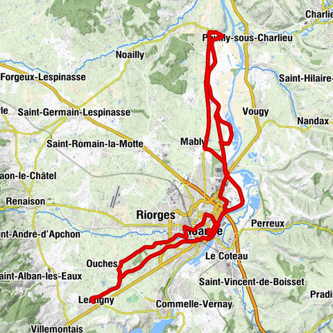 Lentigny - Le sportif - Chapelle Saint-Jean-Marie-Vianney - Église Notre-Dame-des-Victoires