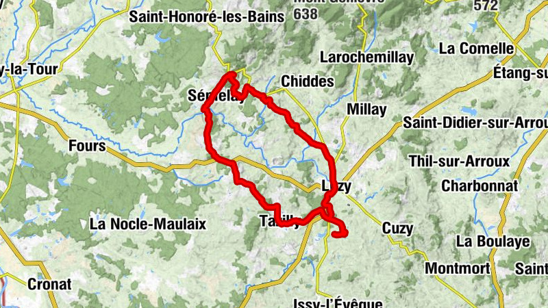 Les Planches - Tazilly - Prairiaux - Col des Montarons