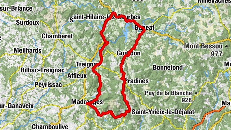 Madranges - Col des Géants - Église Saint-Martial - Église Saint-Pardoux