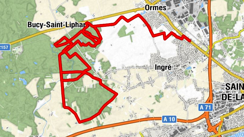 Les Abrets - parcours de santé : 14 - La Vallée du Pont - Bel Air