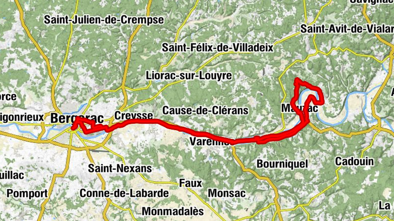 Bergerac - Église Notre-Dame-de-la-Nativité - Cingle de Trémolat - Église Saint-Capraise