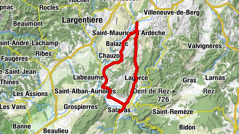 Salavas - Vallon-Pont-d'Arc - Les Tilleuls - Église Saint-André