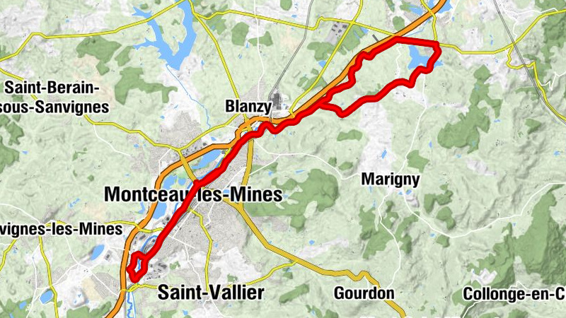 Montchanin-Le-Haut - Montceau-les-Mines - Restaurant de Lucy - Église Saint-Eusèbe