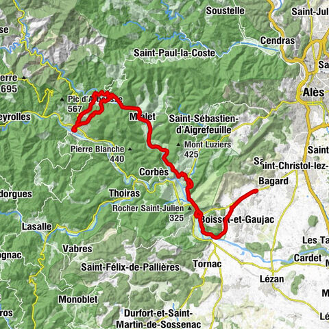 Anduze - Le Clos du Mûrier - Église Saint-Jean-Baptiste de Saint-Jean-du-Gard - Église évangélique Libre