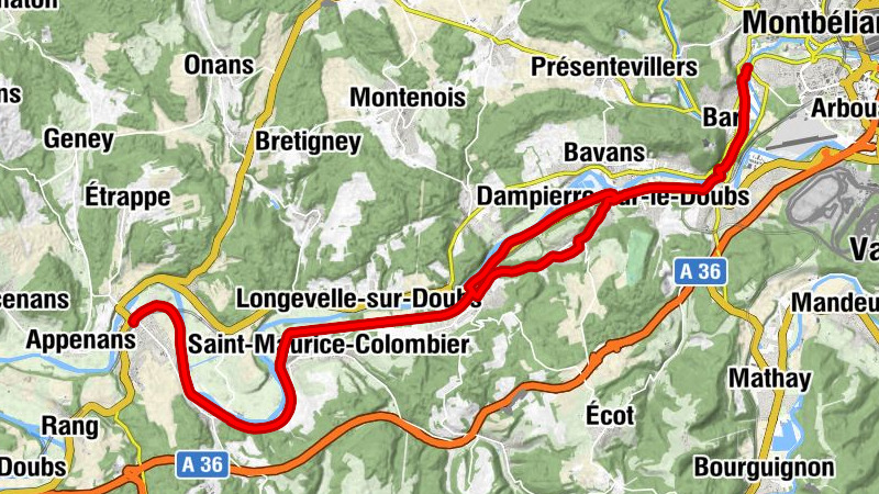 Hôtel de Paris - Église Saints-Ferréol-et-Ferjeux - Église Saint-Jean-l'Évangéliste - L'Isle-sur-le-Doubs